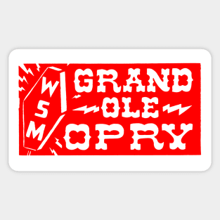 Vintage Hillbilly Radio Logo Sticker